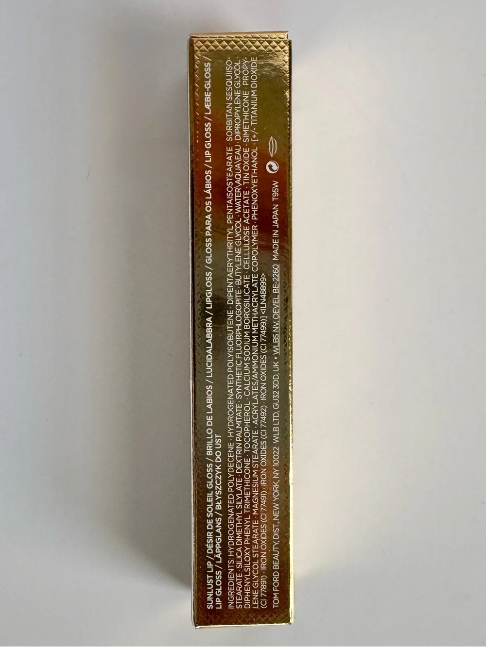 Tom Ford Soleil Sunlust Lip Gloss 6ml Full Size NIB Luxury Lip Gloss